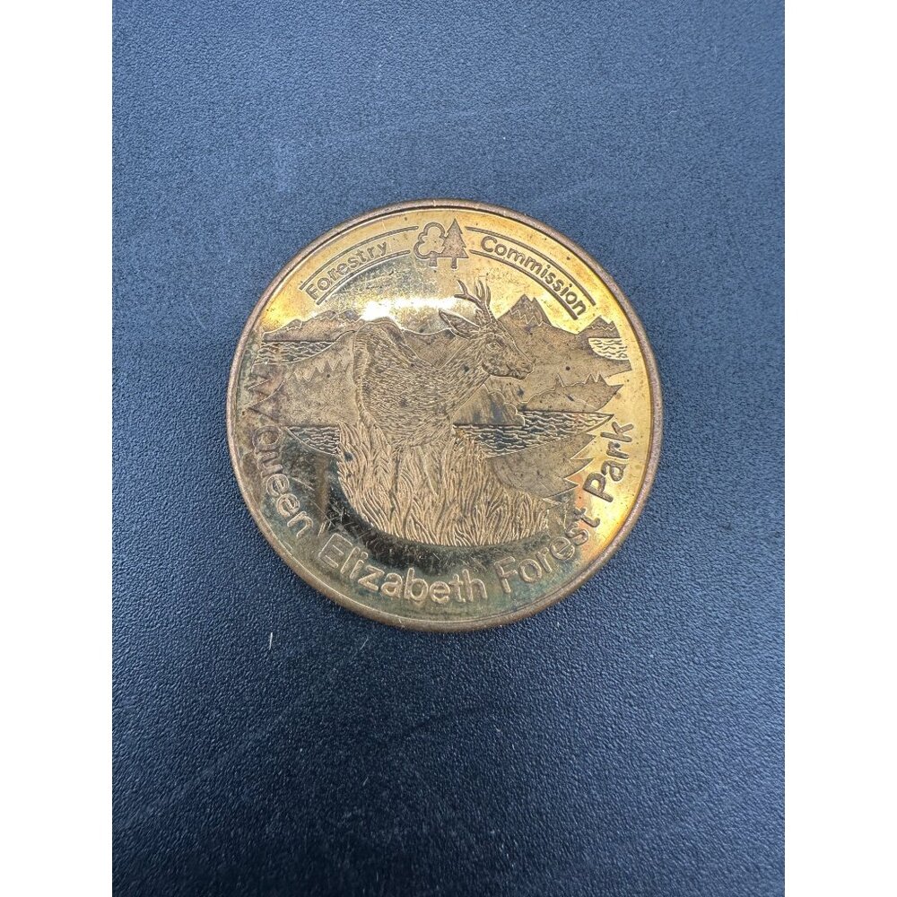 Queen Elizabeth Forest Park Commemorative Coin David Marshall Lodge